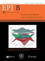 The European Physical Journal B Journal cover: The European Physical Journal B