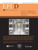 The European Physical Journal D Journal cover: The European Physical Journal D