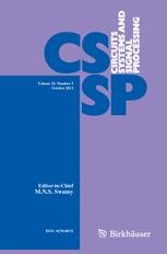 Circuits, Systems, and Signal Processing Journal cover: Circuits, Systems, and Signal Processing