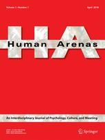 Human Arenas Journal cover: Human Arenas